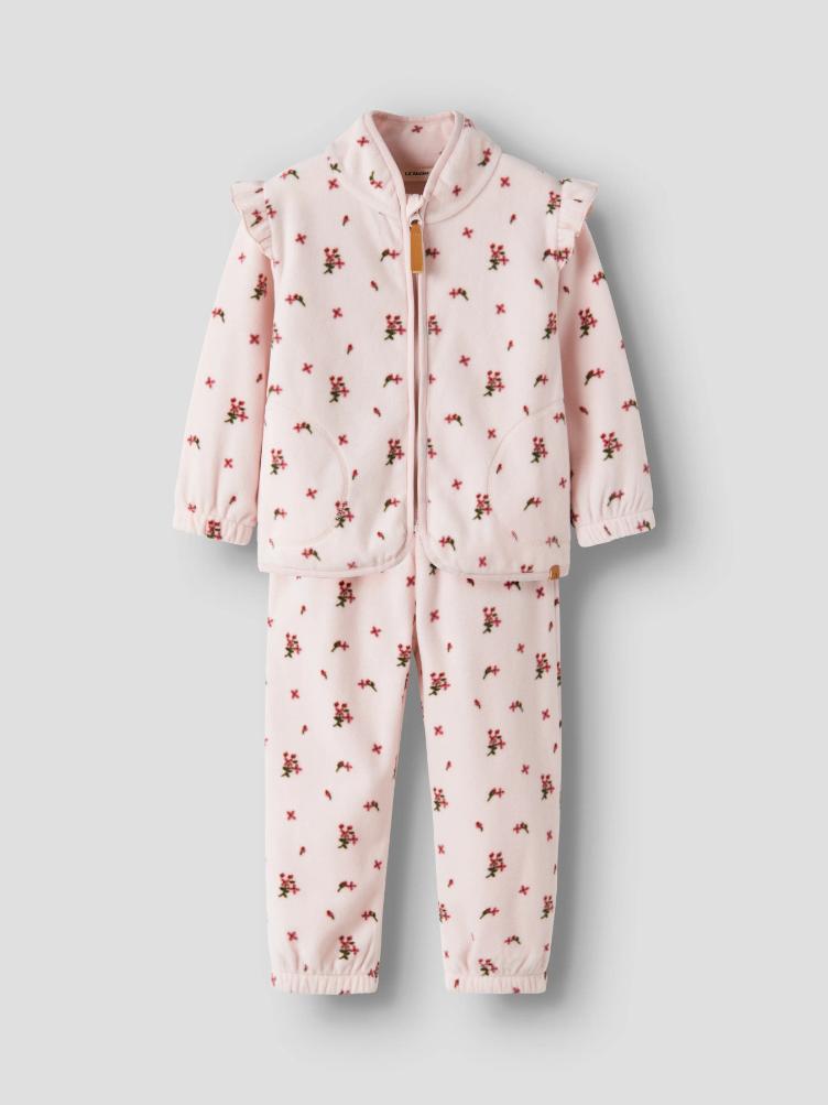 Lil’ Atelier Fleece Set – Hushed Violet Flowers - 4