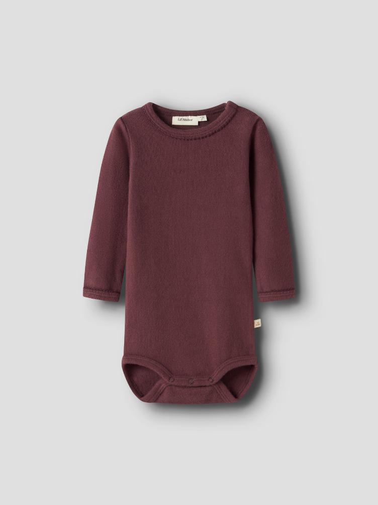 Lil’ Atelier – Langarm-Body aus Bio-Baumwolle - 2