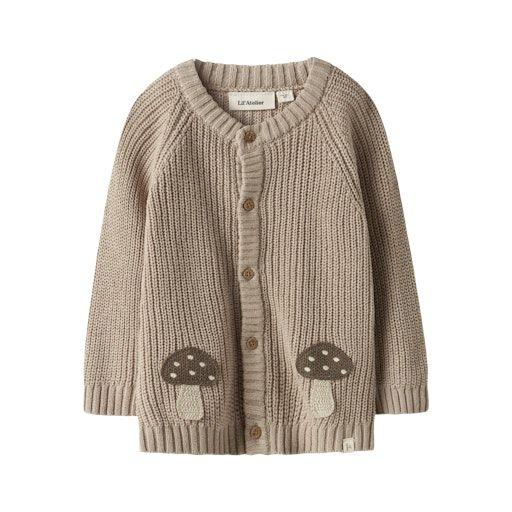 SALE I Lil’ Atelier Strickjacke - Pilz