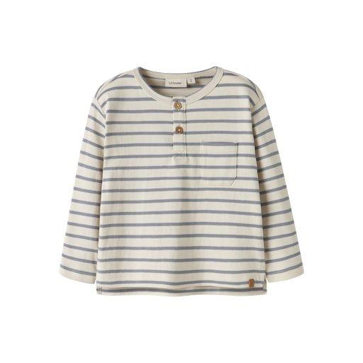 Lil’ Atelier – Langarmshirt mit Knopfleiste aus 100 % Bio-Baumwolle