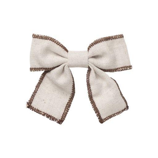 Lil’ Atelier – Haarschleife aus Canvas mit Clipverschluss