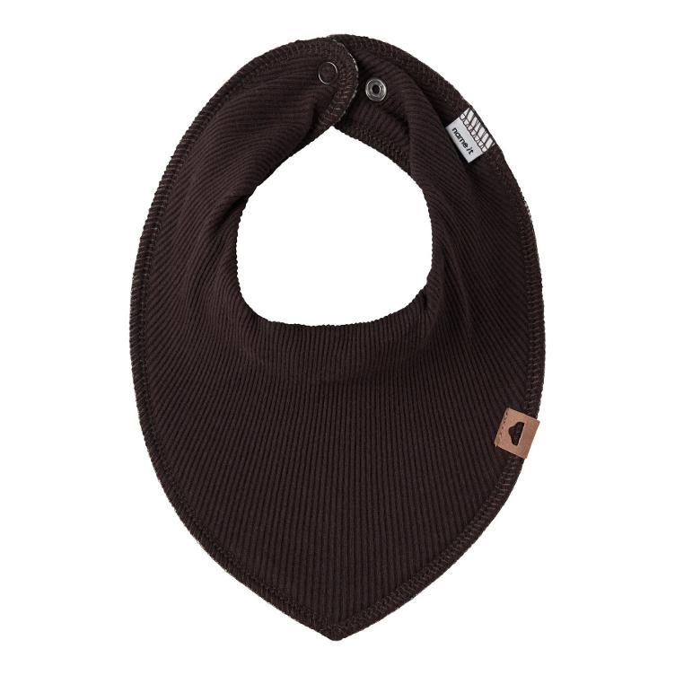 NAME IT Baby Scarf Bib – Chocolate Plum