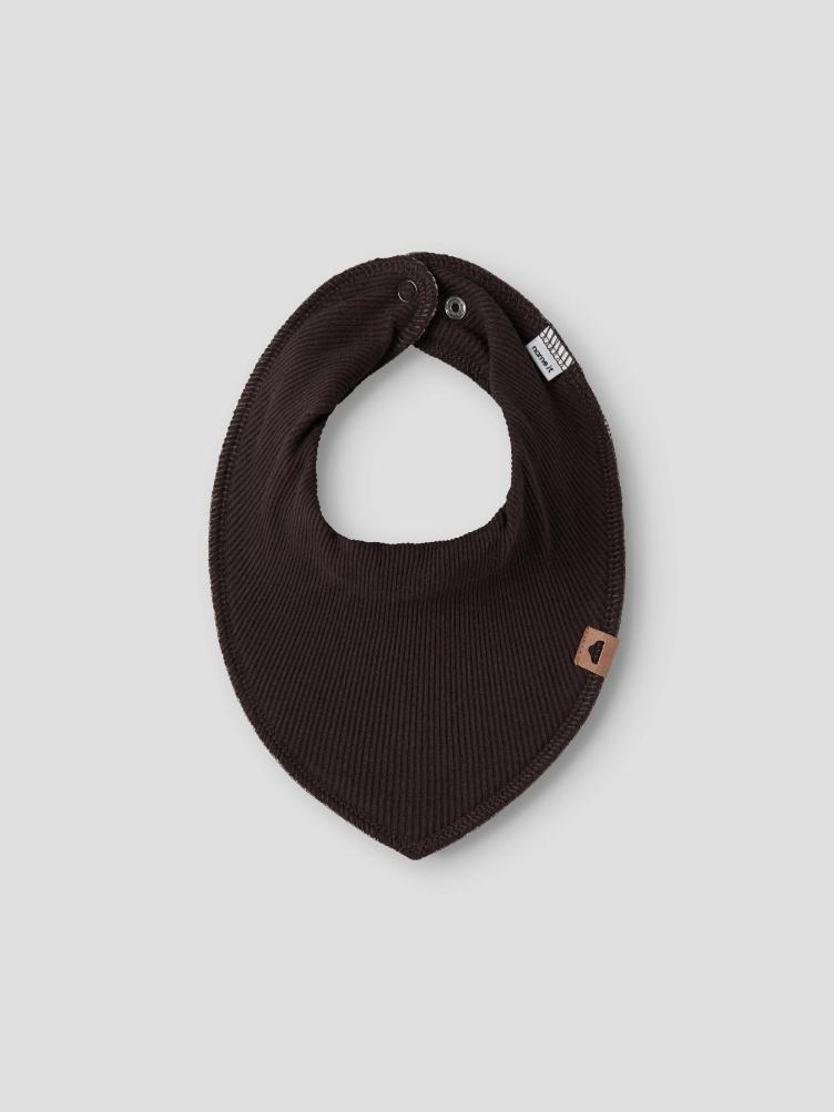 NAME IT Baby Scarf Bib – Chocolate Plum - 1