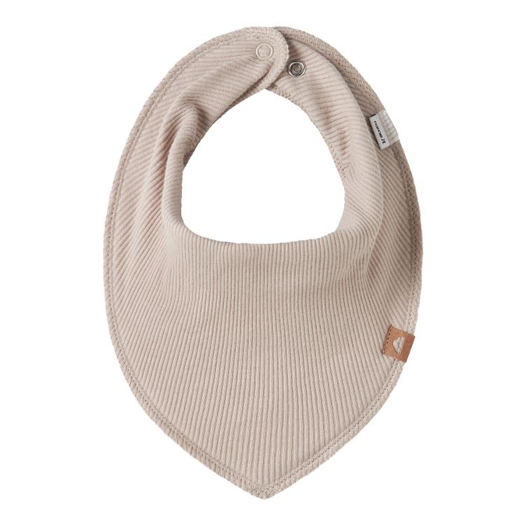 Name it – Ripp Dreieckstuch-Lätzchen aus Bio-Baumwolle Mix (Scarf Bib)