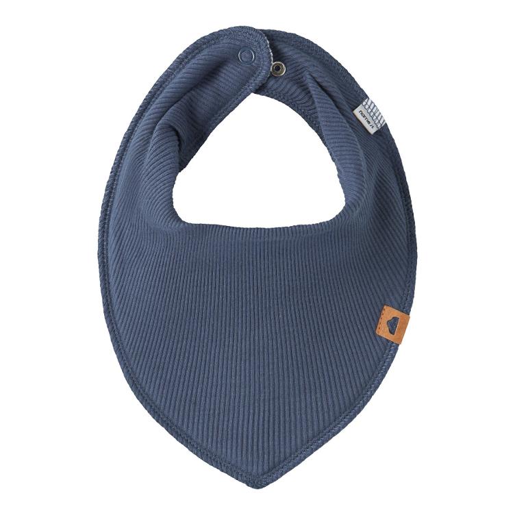 Name it – Ripp Dreieckstuch-Lätzchen aus Bio-Baumwolle Mix (Scarf Bib)