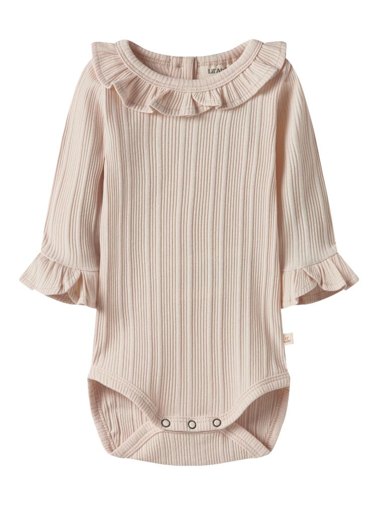 Lil’ Atelier – Body für Mädchen aus Bio-Baumwolle und Modal (Rib) - 0