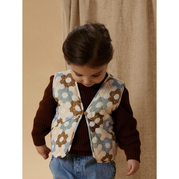 Lil’ Atelier – Musselin Weste aus Bio-Baumwolle