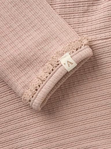Mädchen Slim Fit Leggings mit Spitzenabschluss Lil’ Atelier - 3