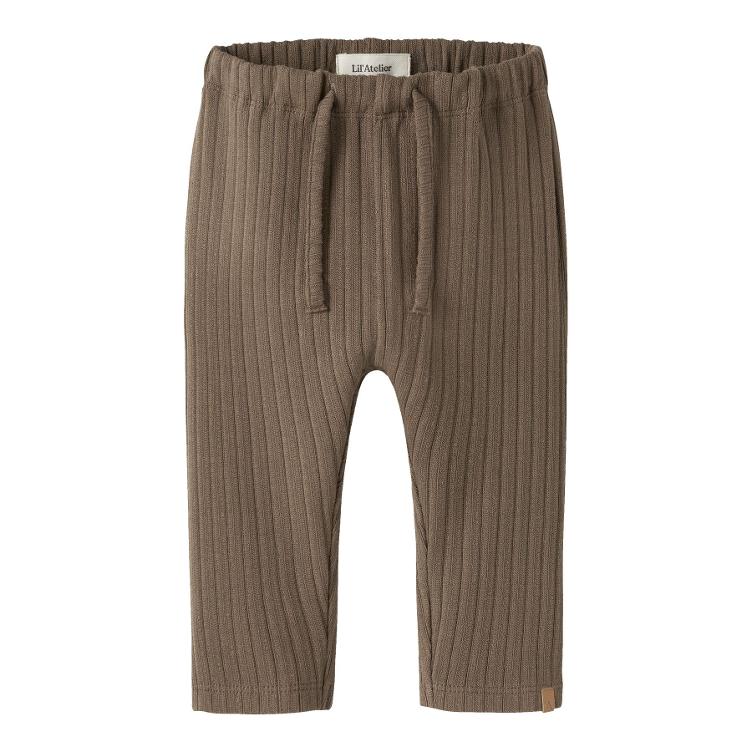 Lil’ Atelier – Loose-Fit Hose für Jungen aus Bio-Baumwolle (Rib)