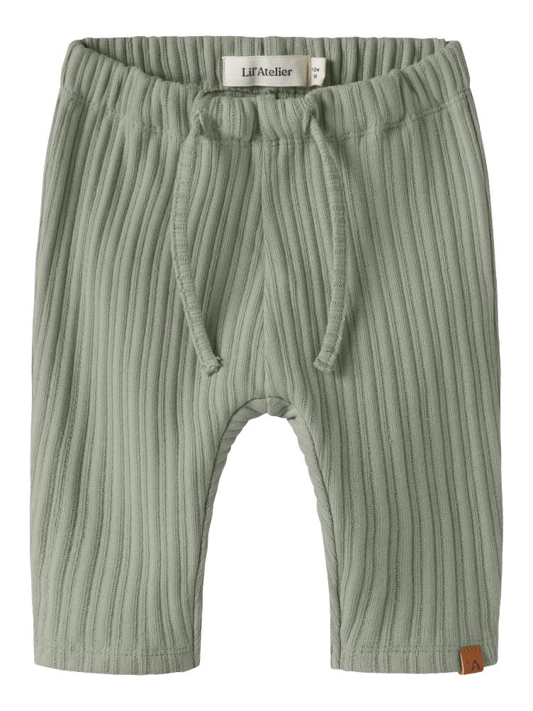 Lil’ Atelier – Loose-Fit Hose für Jungen aus Bio-Baumwolle (Rib) - 0