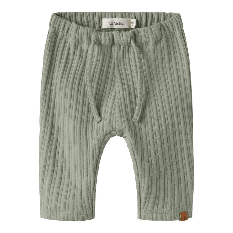 Lil’ Atelier – Loose-Fit Hose für Jungen aus Bio-Baumwolle (Rib)