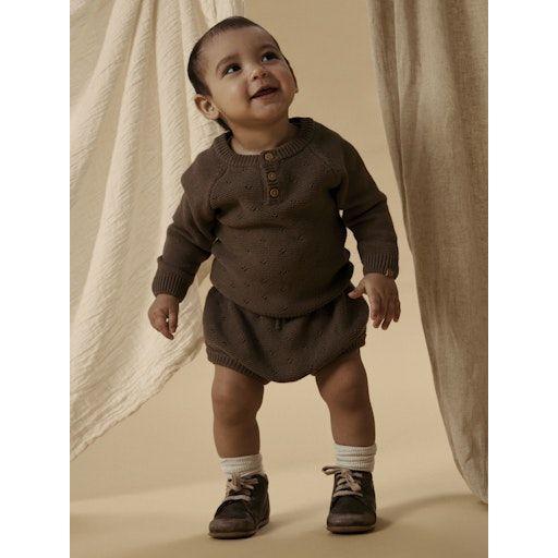 Baby Strickpullover aus Bio-Baumwolle – Regular Fit Lil’ Atelier