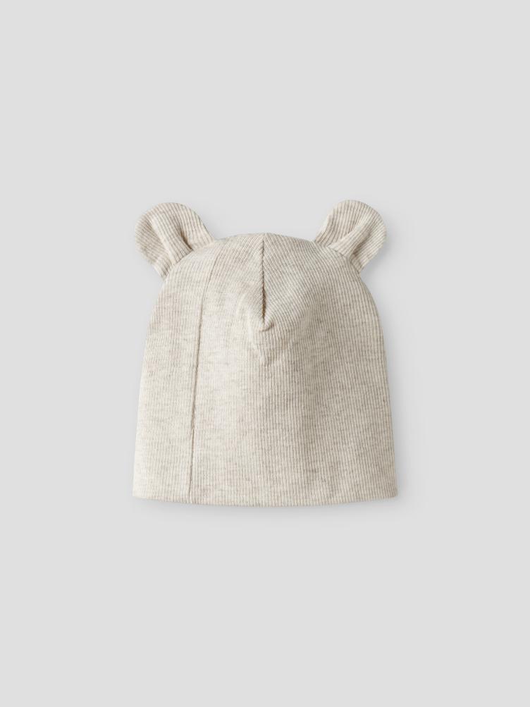 Name it – Baby-Mütze aus Bio-Baumwolle mit Ohrenschutz (Rib) - 0