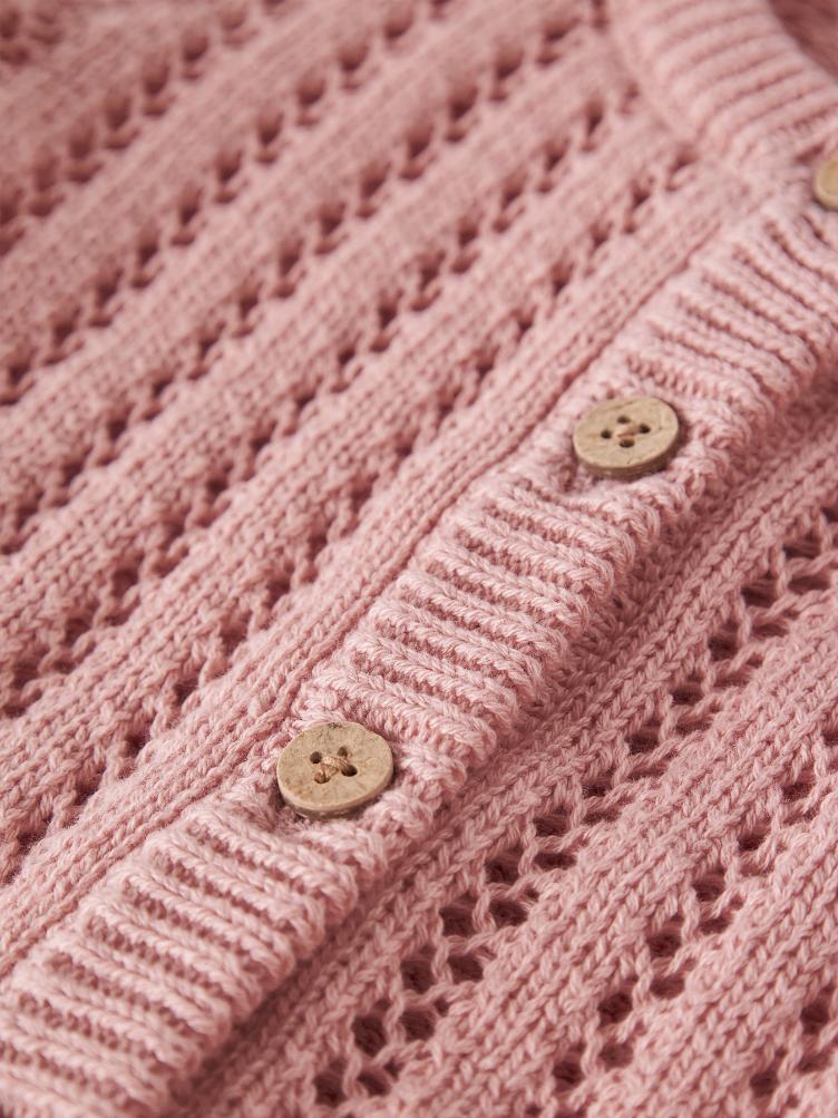Lil’ Atelier Fabiola Strickcardigan – Misty Rose - 1
