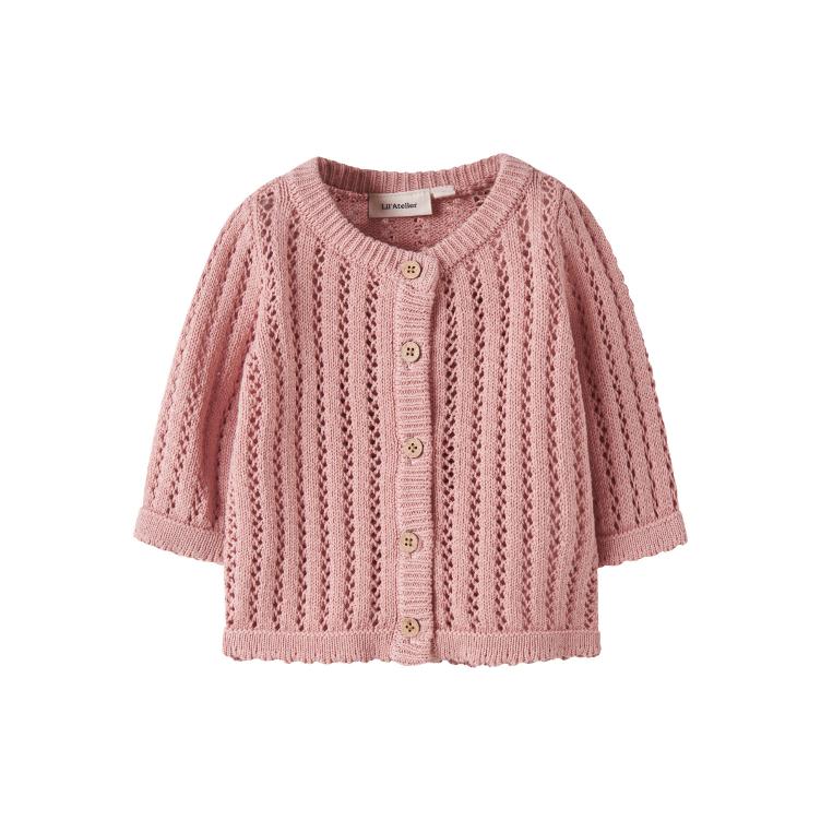 Lil’ Atelier Fabiola Strickcardigan – Misty Rose