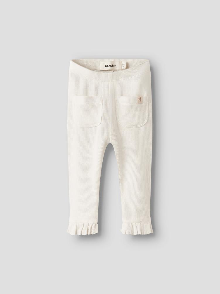 Lil’ Atelier Baby Leggings Frijo – Coconut Milk - 2