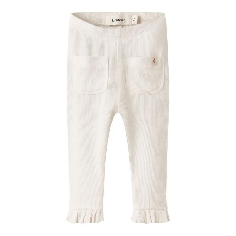 Lil’ Atelier Baby Leggings Frijo – Coconut Milk