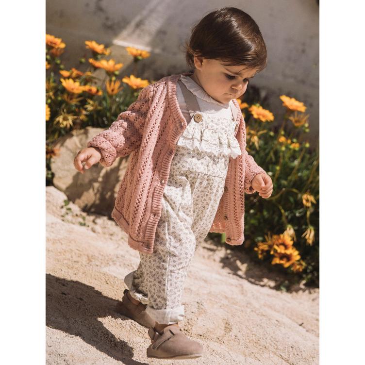 SALE I Lil’ Atelier Loose Overall – Coconut Milk I Gr. 56