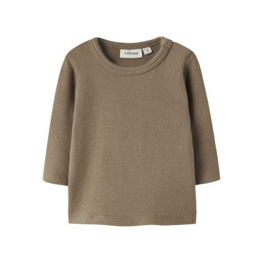 Langarmshirt Slim Fit – aus Bio-Baumwolle