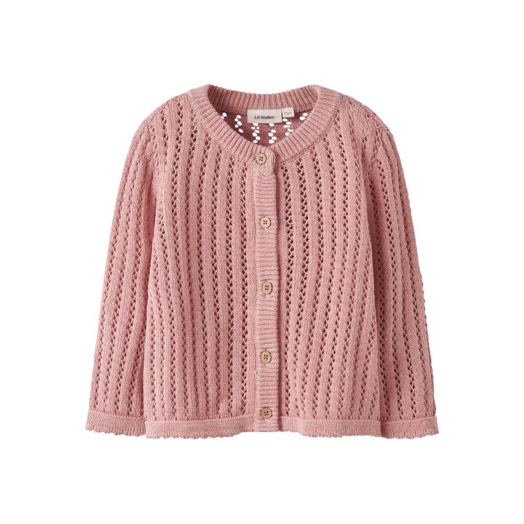 Lil’ Atelier Fabiola Strickcardigan – Misty Rose