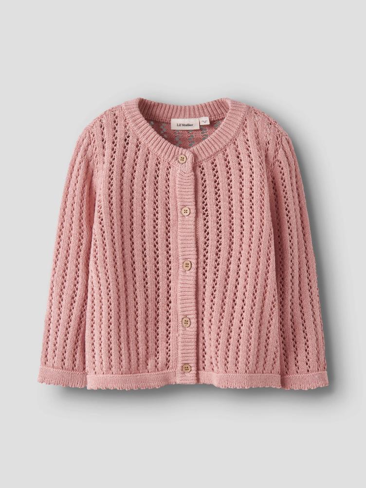 Lil’ Atelier Fabiola Strickcardigan – Misty Rose - 1