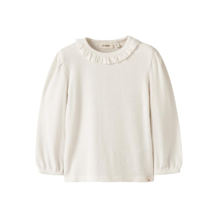 Lil’ Atelier Frijo Langarm Top – Coconut Milk
