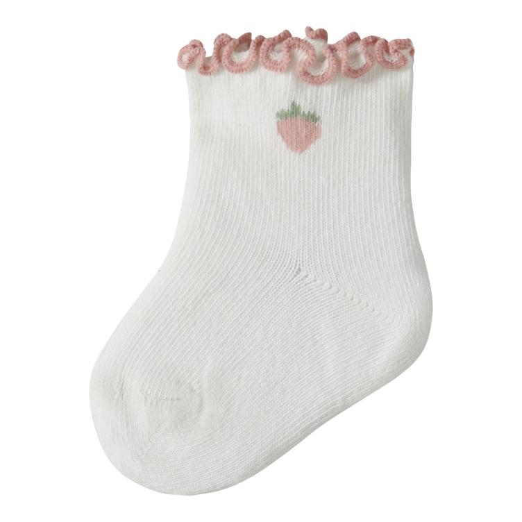 Lil’ Atelier Baby Socken Fiducia – Coconut Milk Strawberry