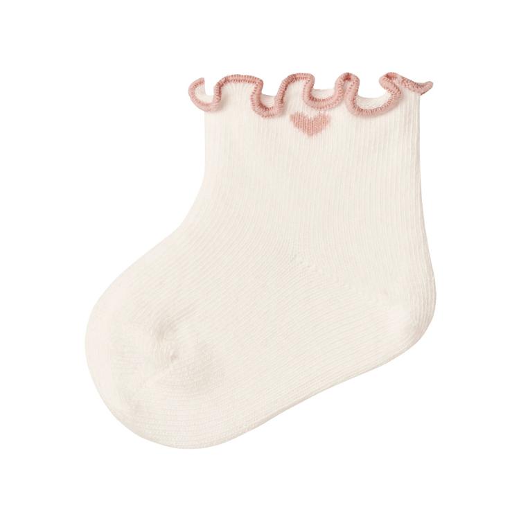 Lil’ Atelier Fiducia Baby Socken – Coconut Milk