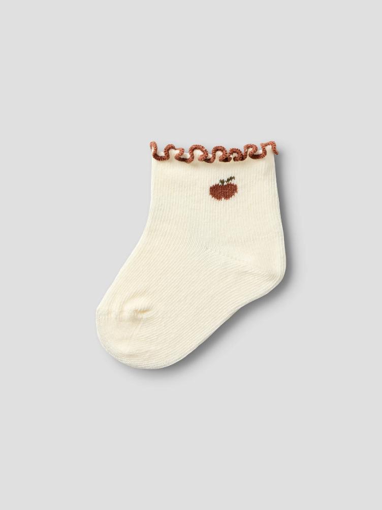 Lil’ Atelier Socken – Turtledove Apple - 1