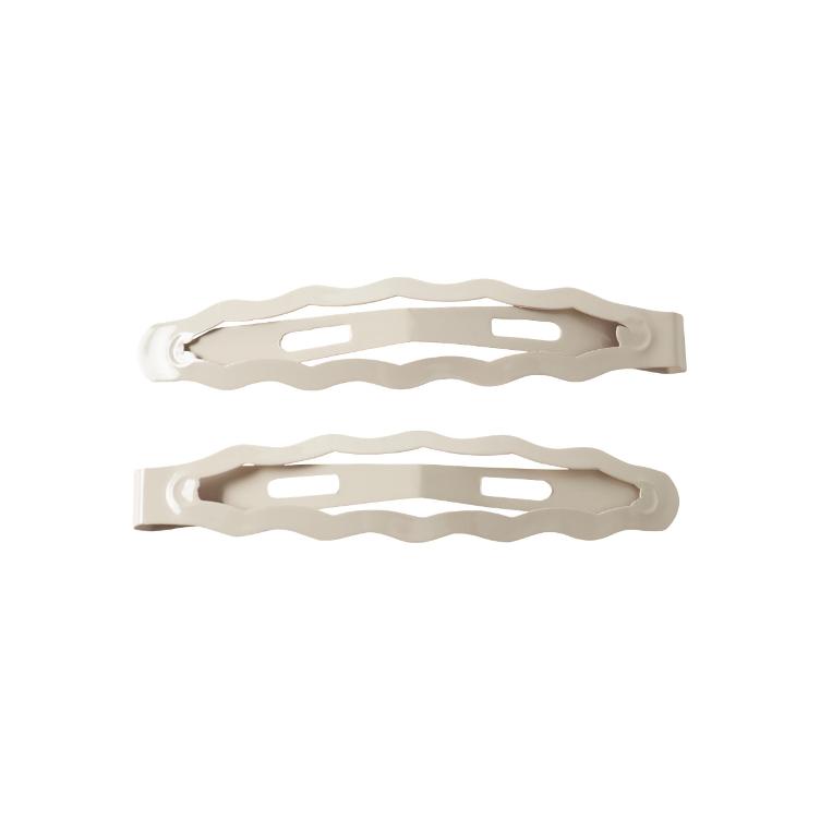 Lil’ Atelier Haarspangen 2er Set – Oxford Tan