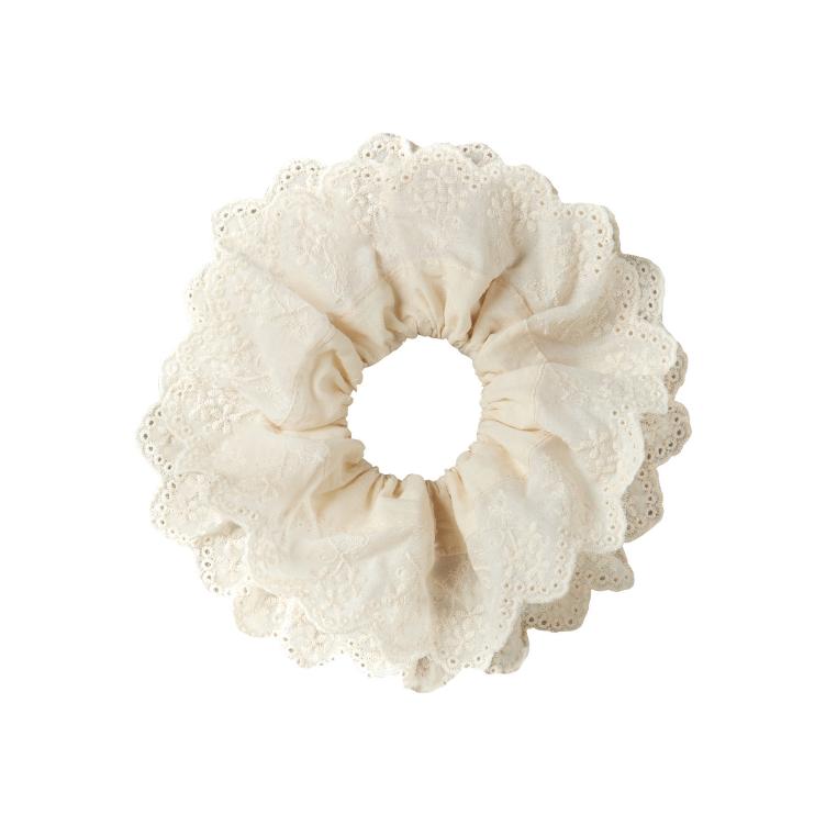 Lil’ Atelier Frida Scrunchie – Coconut Milk