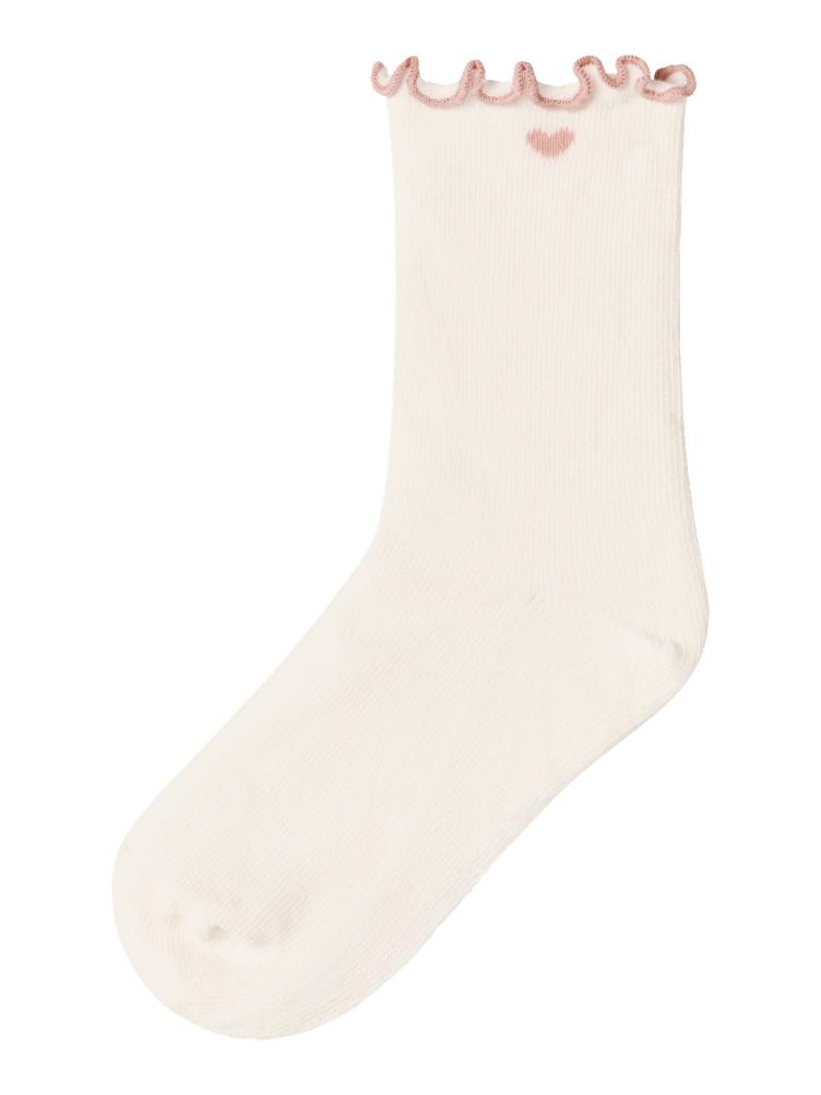 Lil’ Atelier Fiducia Kinder Socken – Coconut Milk - 0