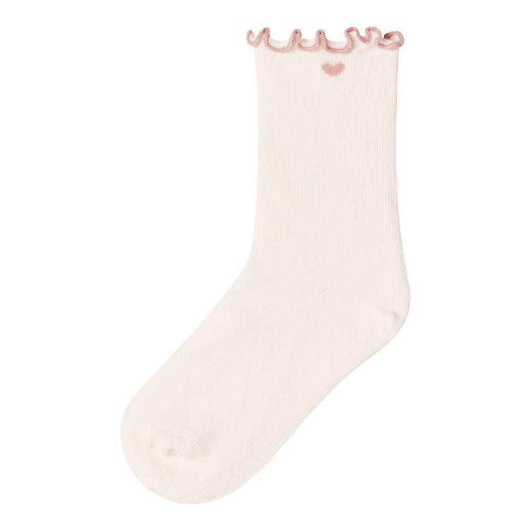 Lil’ Atelier Fiducia Kinder Socken – Coconut Milk