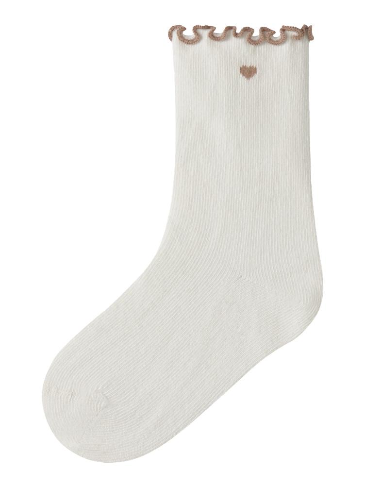 Lil’ Atelier Fiducia Kinder Socken – Coconut Milk - 4