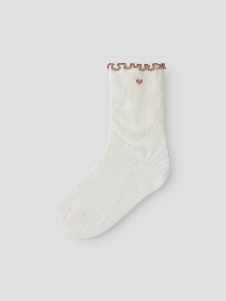 Lil’ Atelier Fiducia Kinder Socken – Coconut Milk - 5