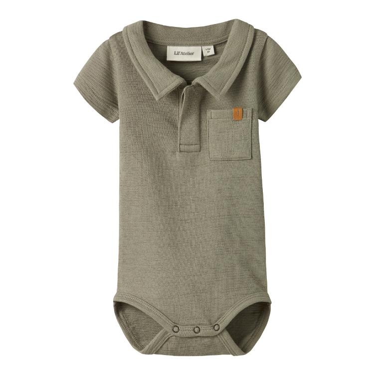 Lil’ Atelier Falk Baby Polo Body – Overland Trek
