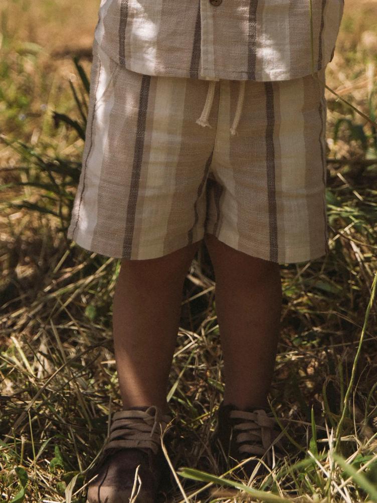 Lil’ Atelier Kinder Shorts Fibert – Coconut Milk - 1