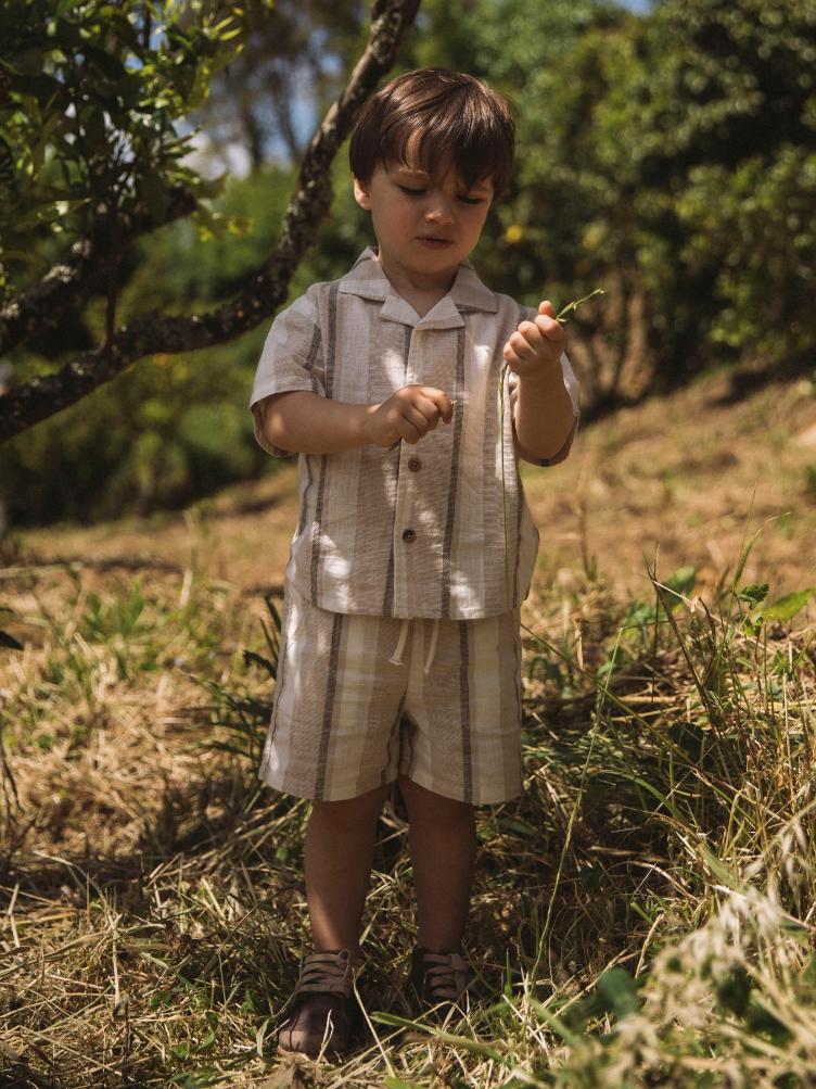Lil’ Atelier Kinder Shorts Fibert – Coconut Milk - 2