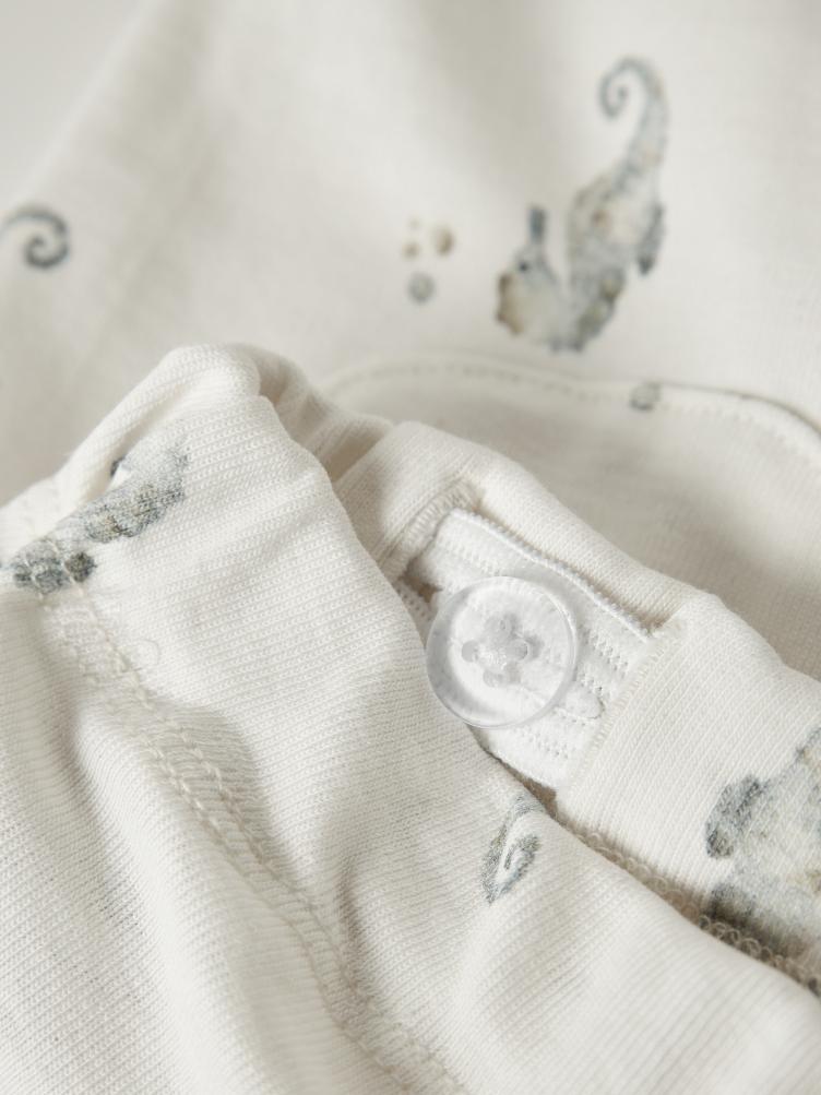 Lil’ Atelier Baby Hose Gayo Seahorse – Coconut Milk - 0