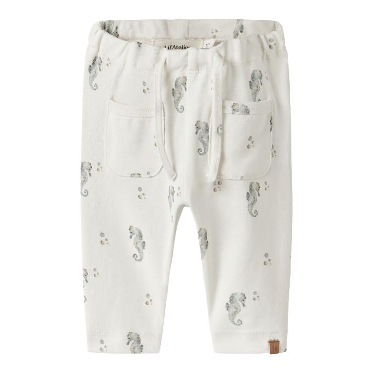 Lil’ Atelier Baby Hose Gayo Seahorse – Coconut Milk