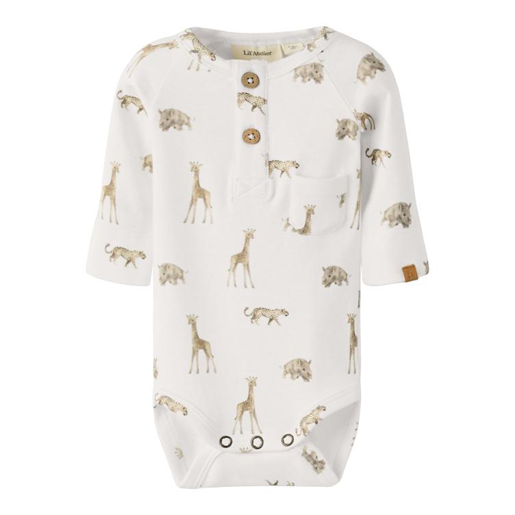 Lil’ Atelier – Body aus Bio-Baumwolle & TENCEL™ Lyocell (Allover-Print)