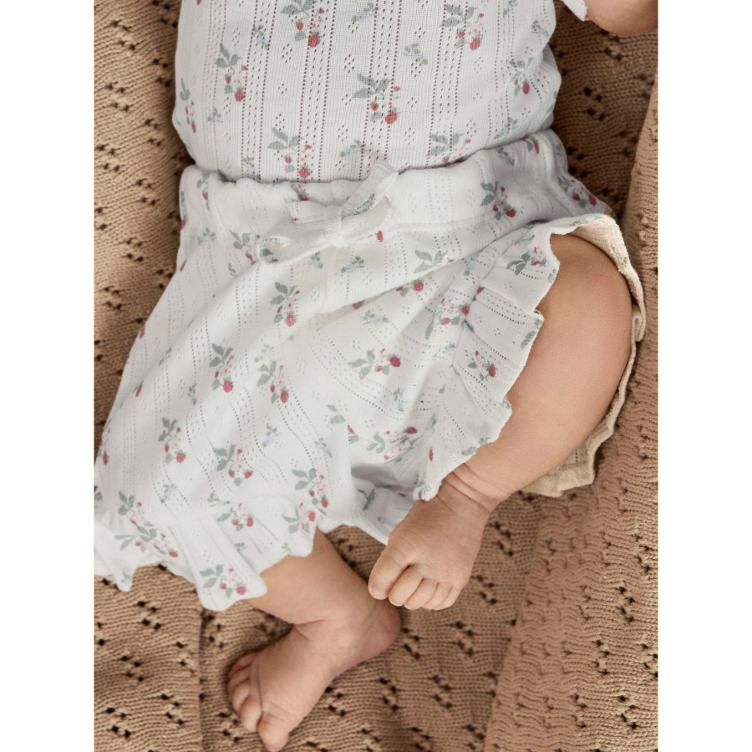 Lil’ Atelier BABY Shorts – Coconut Milk Strawberry