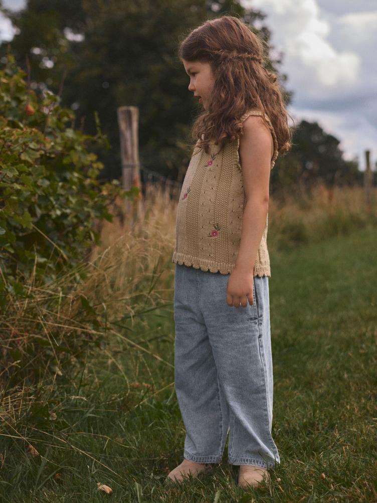 Lil’ Atelier Mädchen Strick Top Halyn – Mojave Desert - 3
