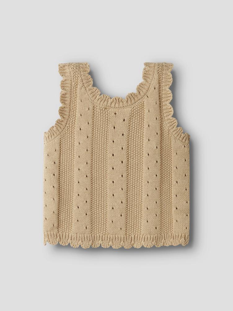 Lil’ Atelier Mädchen Strick Top Halyn – Mojave Desert - 1