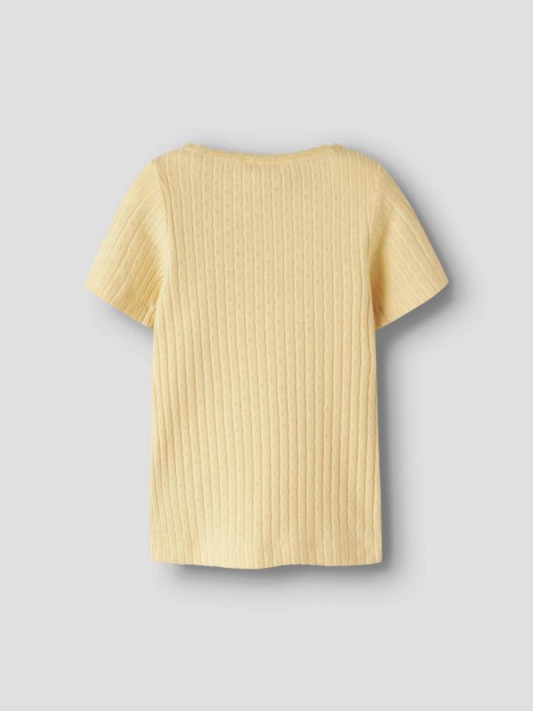 Lil’ Atelier Mädchen T-Shirt Haldis – Sunlight - 0
