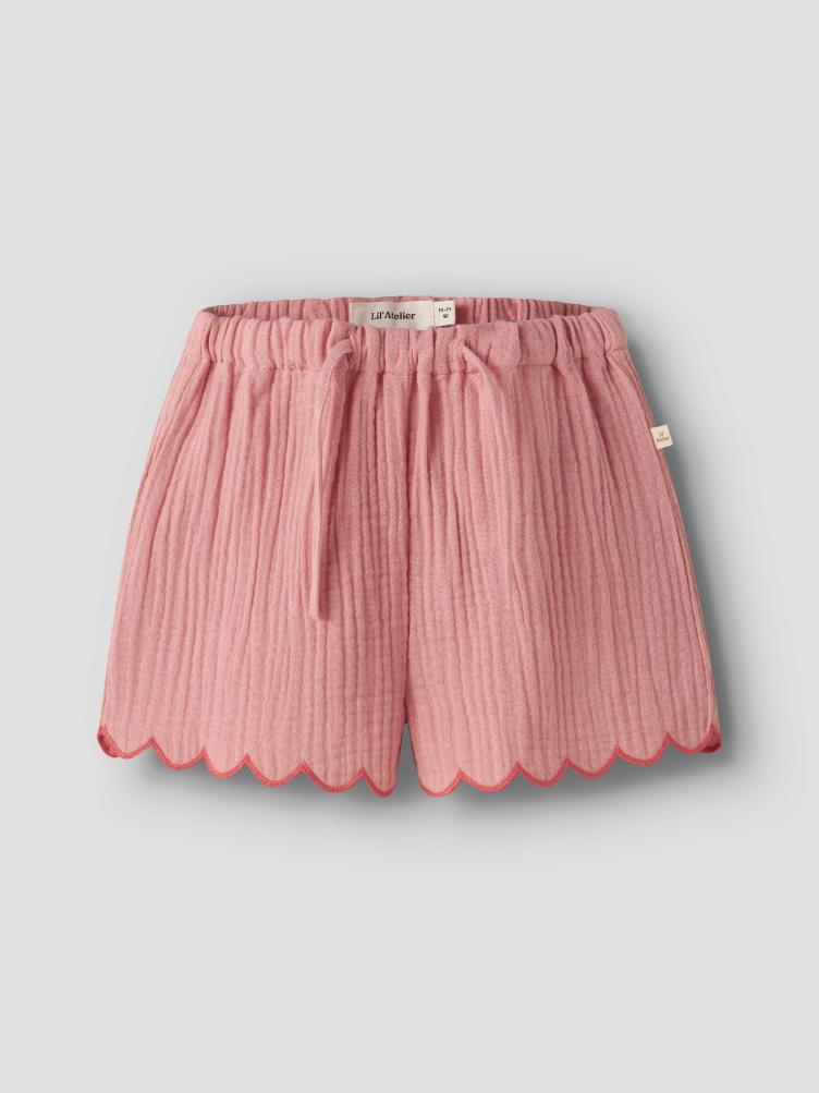 Lil’ Atelier MINI Musselin Shorts – Rose Tan - 0
