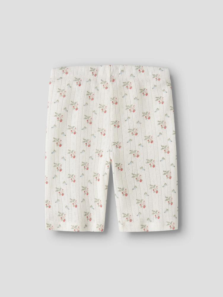 Lil’ Atelier MINI Biker Shorts – Coconut Milk Strawberry - 1