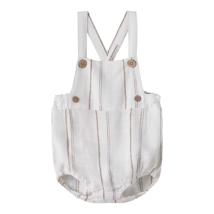 Lil’ Atelier BABY Loose Romper – White Coconut Milk