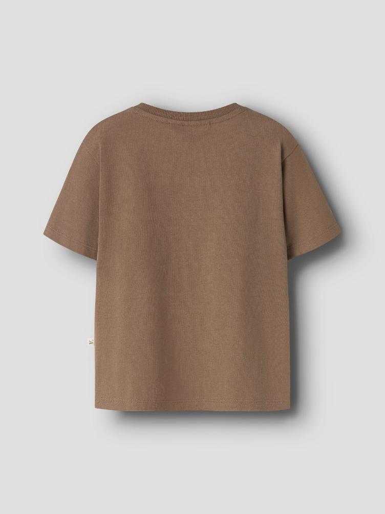 Lil’ Atelier MINI Kurzarm Top – Coca Mocha - 5