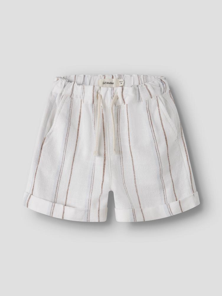 Lil’ Atelier MINI Loose Shorts – Coconut Milk - 0
